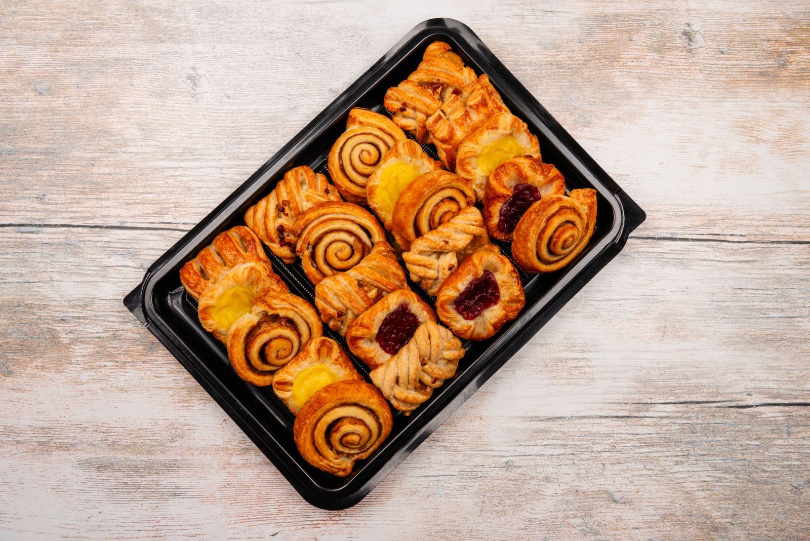 Freshly Baked Danish Pastry Platter
